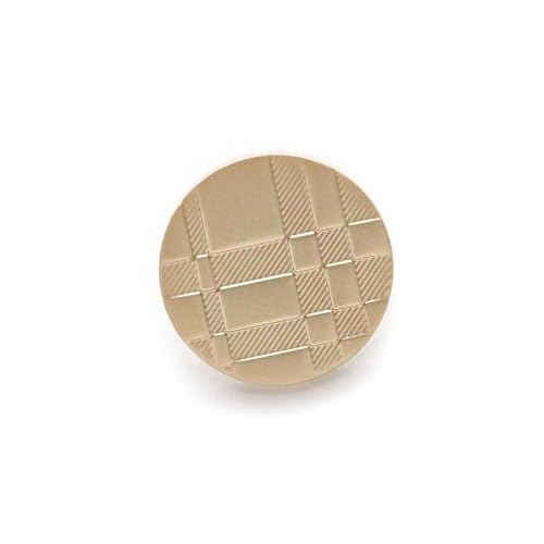 PZOFERLIN Knöpfe nähen 12 Stück Metallknöpfe 15mm Runde Knöpfe Dekorative Knöpfe(Gold) von PZOFERLIN