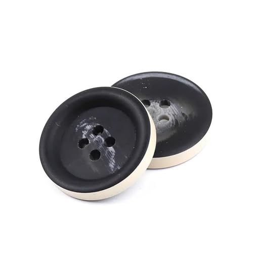PZOFERLIN Knöpfe nähen 15 Stück Harzknöpfe, rund, 4 Löcher, dekorative Kunststoffknöpfe(18mm) von PZOFERLIN