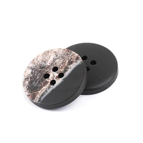 PZOFERLIN Knöpfe nähen 15 Stück Harzknöpfe, rund, 4 Löcher, dekorative Kunststoffknöpfe(20mm) von PZOFERLIN