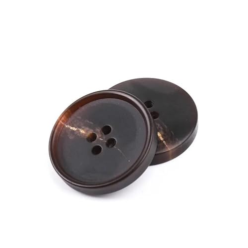 PZOFERLIN Knöpfe nähen 15 Stück Harzknöpfe, rund, 4 Löcher, dekorative Kunststoffknöpfe(34mm) von PZOFERLIN