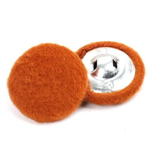 PZOFERLIN Knöpfe nähen 15 Stück Metallknöpfe Pilzknopf Dekorative Knöpfe(18mm) von PZOFERLIN