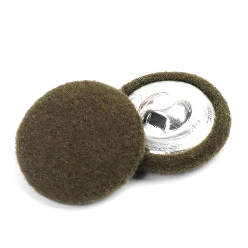 PZOFERLIN Knöpfe nähen 15 Stück Metallknöpfe Pilzknopf Dekorative Knöpfe(32mm) von PZOFERLIN