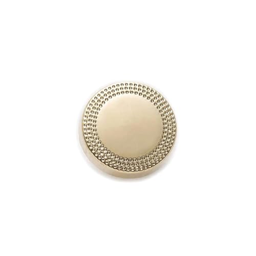 PZOFERLIN Knöpfe nähen 15 Stück Metallknöpfe for Annähen, 10 mm, dekorative Knöpfe(Gold) von PZOFERLIN