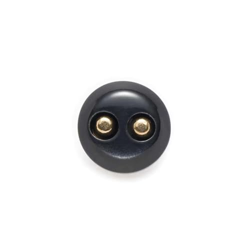 PZOFERLIN Knöpfe nähen 15 Stück runde Harzknöpfe, 10 mm, dekorative Knöpfe(Black) von PZOFERLIN