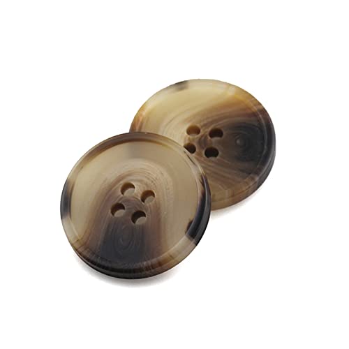 PZOFERLIN Knöpfe nähen 25Pcs Harz Taste 4 Löcher Tasten Kleidung Dekorative Kunststoff Tasten(23mm) von PZOFERLIN