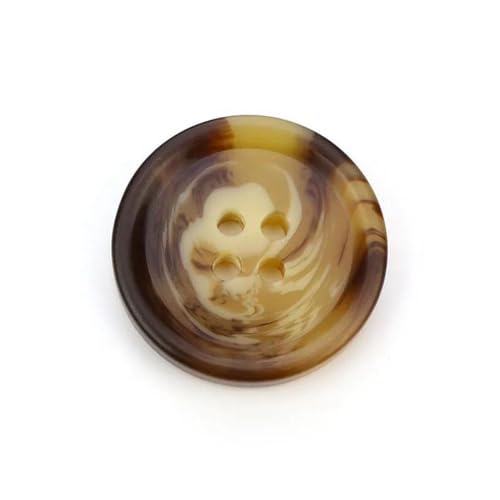 PZOFERLIN Knöpfe nähen 30 Stück 4-Loch-Harzknöpfe 15–25 mm dekorative Knöpfe(23mm) von PZOFERLIN