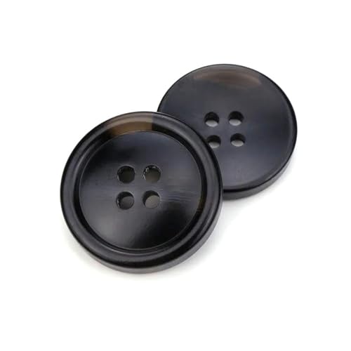 PZOFERLIN Knöpfe nähen 30 Stück 4-Loch-Harzknöpfe 15–25 mm runde Knöpfe dekorative Knöpfe(20mm) von PZOFERLIN