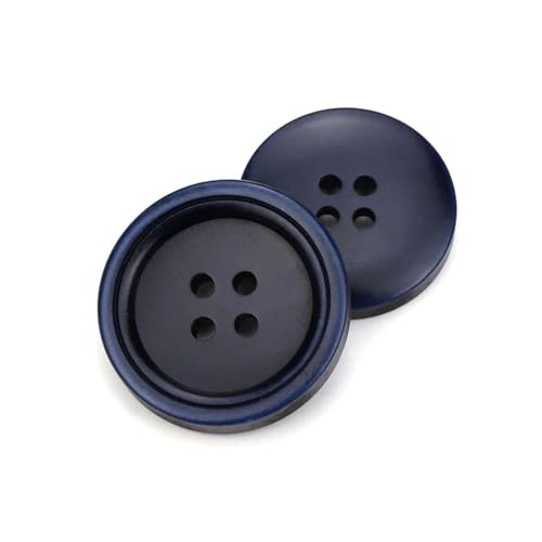PZOFERLIN Knöpfe nähen 30 Stück 4-Loch-Harzknöpfe 15–25 mm runde Knöpfe dekorative Knöpfe(25mm) von PZOFERLIN