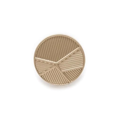 PZOFERLIN Knöpfe nähen 5 Stück Metallknöpfe 18mm Dekorative Knöpfe(Gold) von PZOFERLIN