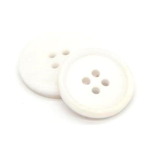 PZOFERLIN Knöpfe nähen Harzknöpfe, 4 Löcher, Mantel, Anzug, dekorative Knöpfe for Kleidung, Jacke, 12 Stück(25mm 10Pcs) von PZOFERLIN