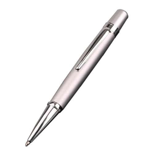 PZOFERLIN Kugelschreiber, neutraler Tintenstift Metall-Kugelschreiber, Tintenroller, Gel-Tintenstift, 1,0 mm, Schwarz/Silber(Silver) von PZOFERLIN