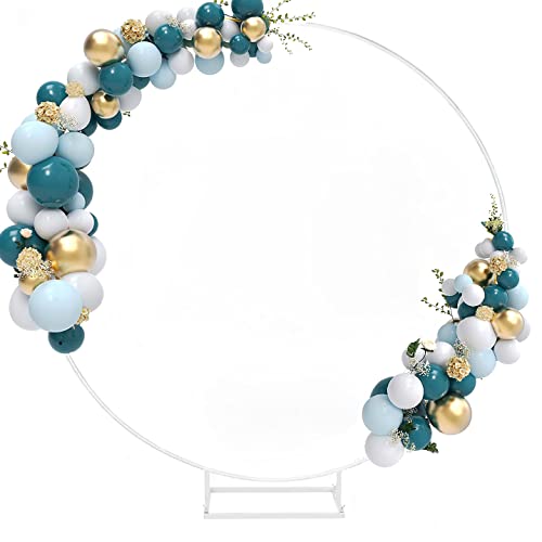 Ballonbogen, Traubogen Hochzeit, 2m Ballonbogen Gestell mit Fuß, Hochzeitsbogen Rund, Weiß Ballon Ring Gestell, Balloon Arch, Luftballon Bogen Gestell, Luftballonbogen, Ballon Kreis Rahmen Ballonbogen, Traubogen Hochzeit, 2m Ballonbogen Gestell mit Fuß, Hochzeitsbogen Rund, Weiß Ballon Ring Gestell, Balloon Arch, Luftballon Bogen Gestell, Luftballonbogen, Ballon Kreis Rahmen von PZVZHIS