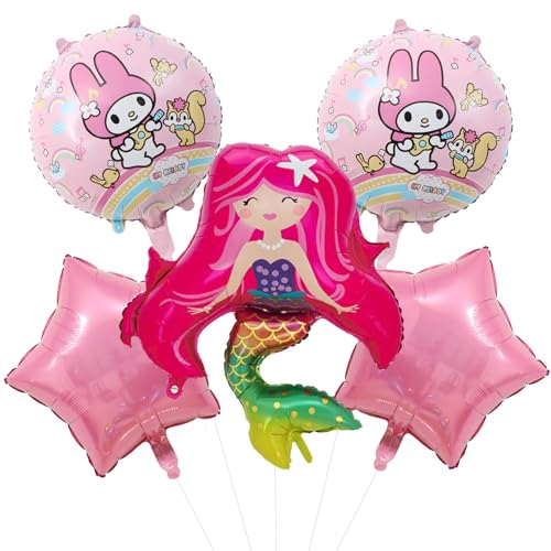 5pcs Mmeerjung Cartoon Aluminium Folienballons,Mmeerjung Luftballons Set,Geburtstag Deko,Kindergeburtstag Ballon Dekoration,Geburtstag Deko Für Kinder Geburtstagsparty 5pcs Mmeerjung Cartoon Aluminium Folienballons,Mmeerjung Luftballons Set,Geburtstag Deko,Kindergeburtstag Ballon Dekoration,Geburtstag Deko Für Kinder Geburtstagsparty von PaCum
