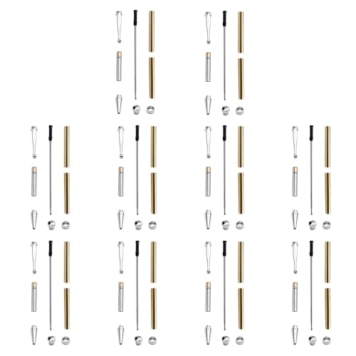 Paaruter 10 Stcs 7mm Slimline Stift Kit mit Nachfüllungen, DIY - -Drehversorgung für das Von Geschenken Silber Paaruter 10 Stcs 7mm Slimline Stift Kit mit Nachfüllungen, DIY - -Drehversorgung für das Von Geschenken Silber von Paaruter