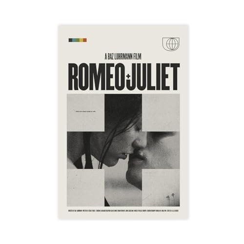 Filmposter Romeo und Julia auf Leinwand, Schlafzimmer, Dekoration, Sport, Landschaft, Büro, Raumdekoration, Geschenk, ungerahmt, 50 x 75 cm Filmposter Romeo und Julia auf Leinwand, Schlafzimmer, Dekoration, Sport, Landschaft, Büro, Raumdekoration, Geschenk, ungerahmt, 50 x 75 cm von PacSci