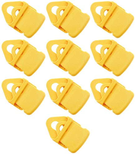 10 x Holdon® Mini Clip Gelb - Klammer Klemme Befestigungsöse Banner, Zelt, Planen, Molton - BO-Camp/Isabella von Paccs