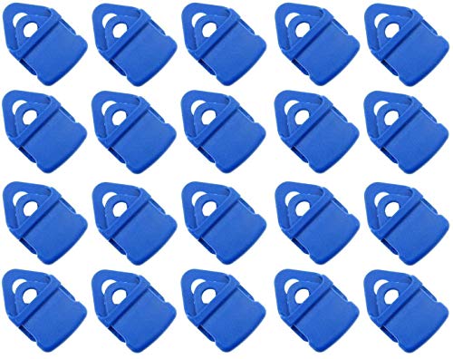 20 x Holdon® MINI Clip Blau - Klammer Klemme Befestigungsöse Banner, Zelt, Planen, Molton - BO-Camp/Isabella von Paccs