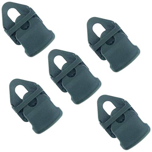5 x Holdon® MINI Clip Schwarz - Klammer Klemme Befestigungsöse für Banner, Zelt, Planen, Molton - BO-Camp/Isabella von Paccs