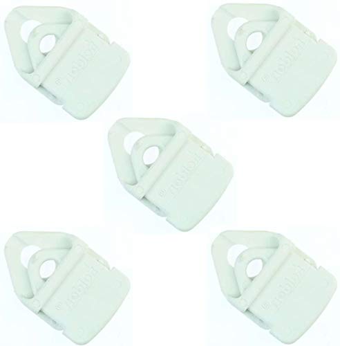 5 x Holdon® MINI Clip Weiss - Klammer Klemme Befestigungsöse für Banner, Zelt, Planen, Molton - BO-Camp/Isabella von Paccs