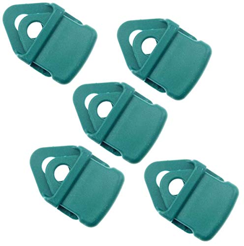 5 x Holdon® Mini Clip Grün - Klammer Klemme Befestigungsöse Banner, Zelt, Planen, Molton - BO-Camp/Isabella von Paccs