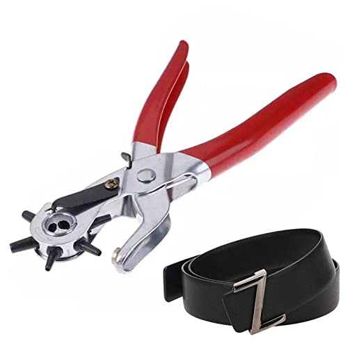 Leder Gürtellocher Locher Robuste Locher Leder Punch Werkzeug Präzisionswerkzeug für Gürtel Uhrenarmbänder Handtaschenriemen Leder Locher Pacienjo von Pacienjo