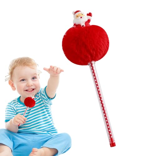 Niedliche Weihnachts-Kugelschreiber | Bunte Plüsch-Gelschreiber mit Weihnachtsbaum, Weihnachtsmann, für Schulbedarf, Geschenk für Kollegen Niedliche Weihnachts-Kugelschreiber | Bunte Plüsch-Gelschreiber mit Weihnachtsbaum, Weihnachtsmann, für Schulbedarf, Geschenk für Kollegen von Pacienjo