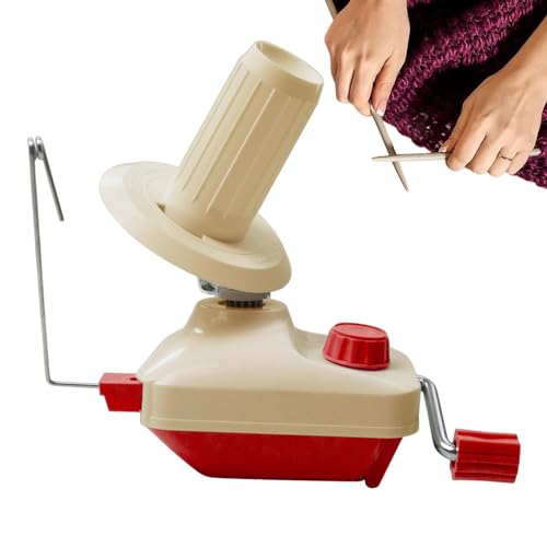 Pacienjo Wickelmaschine,Handgehaltener Wollgarnwickler für den Haushalt, tragbar - Häkelzubehör für Fäustlinge, Häkelspielzeug, Strickhandwerk, Mützen, Schals, Pullover Pacienjo Wickelmaschine,Handgehaltener Wollgarnwickler für den Haushalt, tragbar - Häkelzubehör für Fäustlinge, Häkelspielzeug, Strickhandwerk, Mützen, Schals, Pullover von Pacienjo