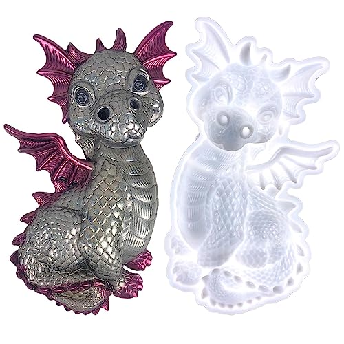 Silikonform Drachen Silikonform Drachenharz Epoxidharz Drachen Backform Silikonform Drachen für Fondant Kuchen Dekoration Beton Zement Polymerton Silikonform Drachen Silikonform Drachenharz Epoxidharz Drachen Backform Silikonform Drachen für Fondant Kuchen Dekoration Beton Zement Polymerton von Pacienjo