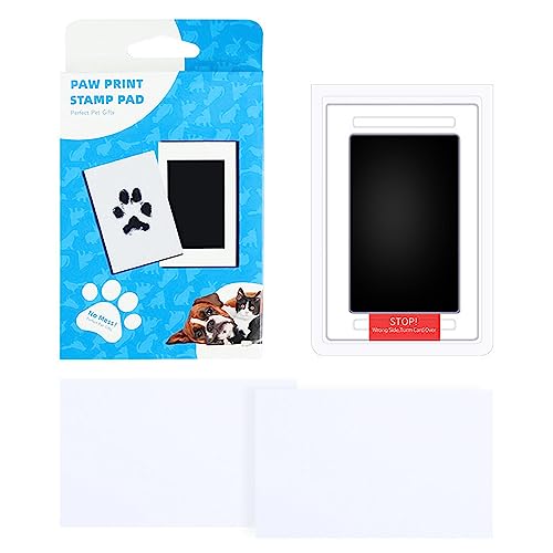 Stempelkissen mit Pfotenabdruck, Handprint, DIY Keepsake Pawprint Maker, Set für Hundepfotenabdrücke, Souvenir, Druckset für Hundenasen oder Katzen von Pacienjo