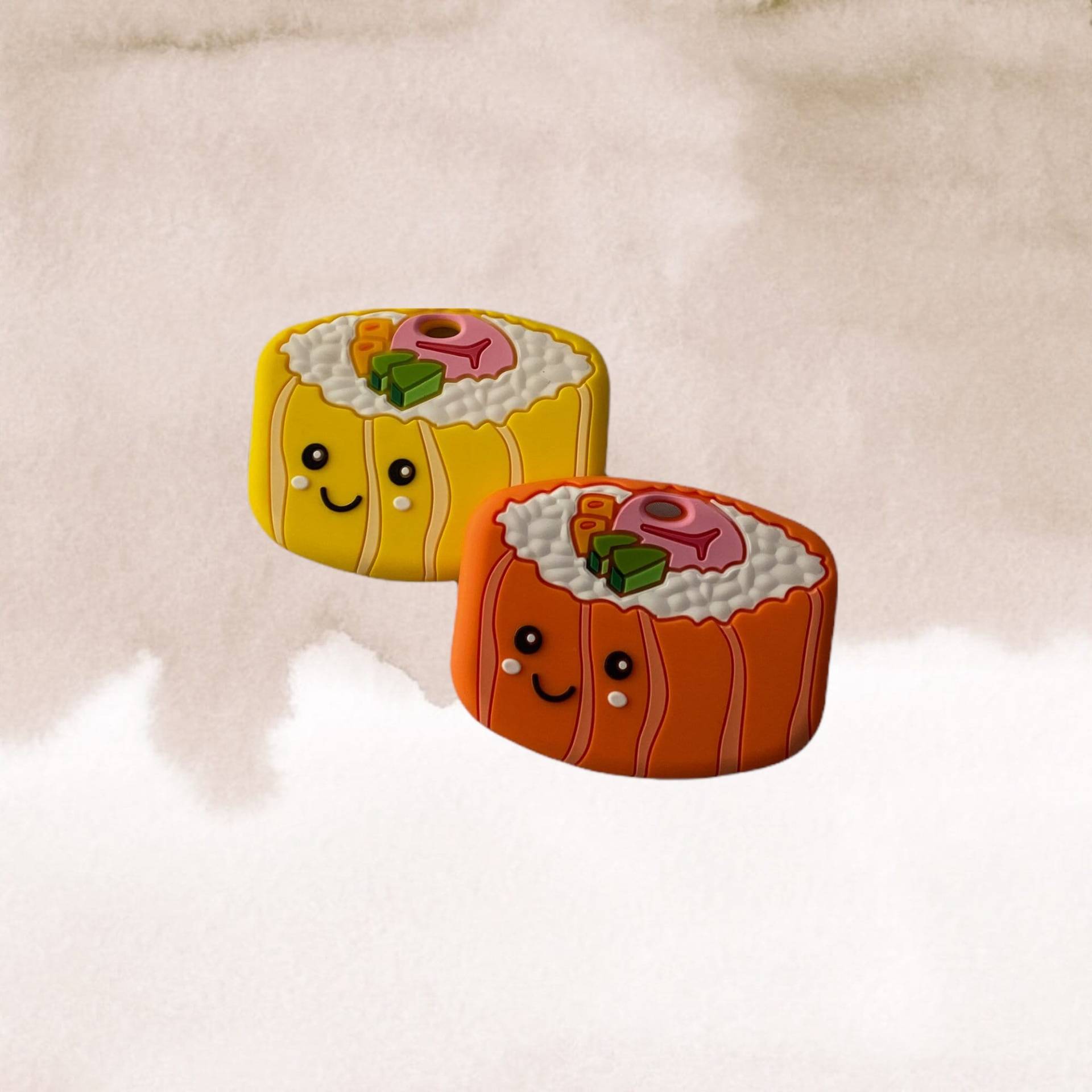 Sushi Silikon Kau | Food Grade Chew Schnullerhalter Aus Sushi Silikon Kau | Food Grade Chew Schnullerhalter Aus von PacificPacifiers