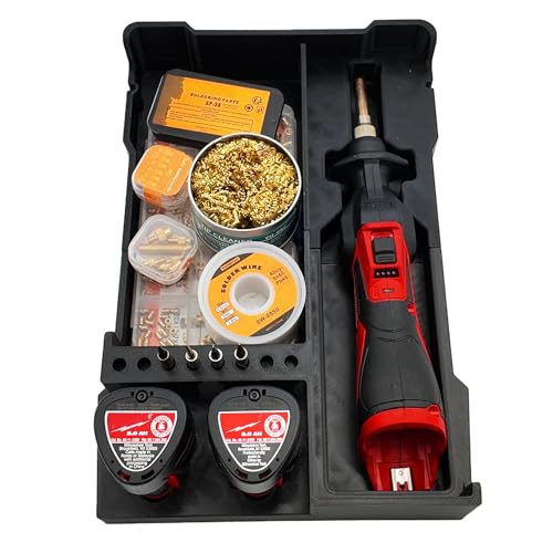 Milwaukee Lötkolben-Auskleidung für M12 Lötkolben - Rot, Silikon & Vinyl, Rutschfest, Werkzeugzubehör, Organizer von Packout Accessories