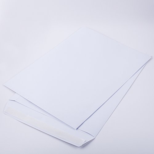 Versandtaschen DIN C3 320 x 440 mm weiß 120 g/m² ohne Fenster haftklebend (413017) (100) von Packsmart