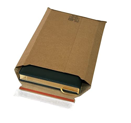 Versandtaschen Premium aus Mikro-Wellpappe Karton DIN A4-353x250mm bis 50mm Füllhöhe (PS.403) (25) von Packsmart