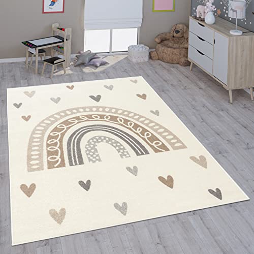 Paco Home Kinderteppich Teppich Kinderzimmer Mädchen Jungs Verschiedene Motive Und Größen, Grösse:120 cm Rund, Farbe:Beige Paco Home Kinderteppich Teppich Kinderzimmer Mädchen Jungs Verschiedene Motive Und Größen, Grösse:120 cm Rund, Farbe:Beige von Paco Home