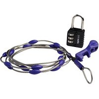 pacsafe Gepäckschloss Wrapsafe Adjustable Cable Lock schwarz 2,5 m von Pacsafe