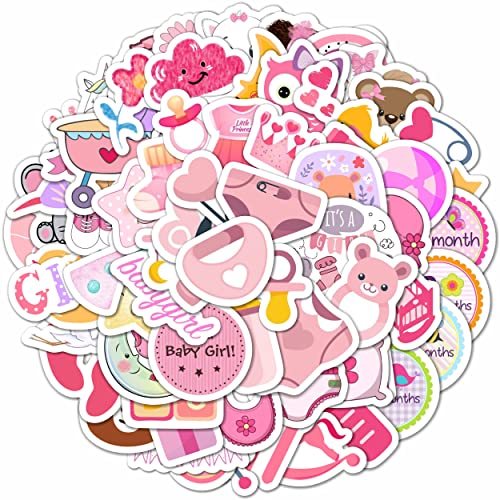 100 stück Baby-Mädchen-Aufkleber und Sticker, Neugeborenen-Aufkleber, Mädchen-Babyparty-Aufkleber, Geschenke für Mädchen, Scrapbooking-Aufkleber für Mädchen Monatsaufkleber für Mädchen - Girl Stickers 100 stück Baby-Mädchen-Aufkleber und Sticker, Neugeborenen-Aufkleber, Mädchen-Babyparty-Aufkleber, Geschenke für Mädchen, Scrapbooking-Aufkleber für Mädchen Monatsaufkleber für Mädchen - Girl Stickers von Padabayka