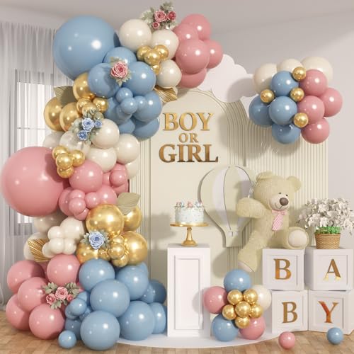 Gender Reveal Ballonbogen Girlande Kit, Altrosa und Blau Luftballons Metallic Gold Sand Weiß Ballons für Geschlecht Offenbarung Boho Bachelorette Geburtstag Babyparty Brautbär Themenparty Dekorationen Gender Reveal Ballonbogen Girlande Kit, Altrosa und Blau Luftballons Metallic Gold Sand Weiß Ballons für Geschlecht Offenbarung Boho Bachelorette Geburtstag Babyparty Brautbär Themenparty Dekorationen von Paeyeq