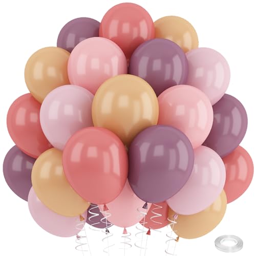 Luftballons Rosa Lila Blush von Paeyeq