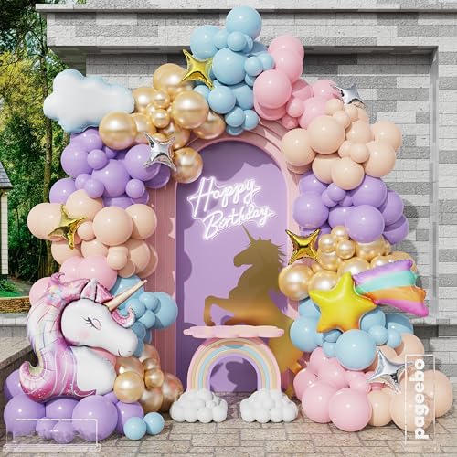 Einhorn-Ballonbogen-Set Einhorn-Ballonbogen-Set von PageebO