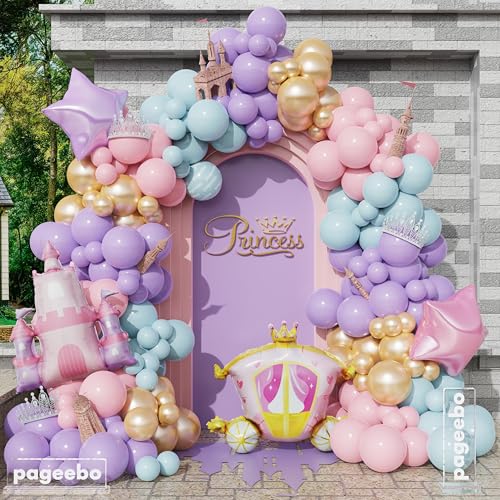 Prinzessinnen-Ballonbogen-Set (Pastell) von PageebO