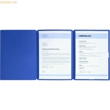 Pagna Bewerbungsmappe Spirit 3-teilig blau von Pagna