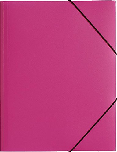 Gummizugmappe A3 3Klappen PP Lucy Colour dunkelrosa Gummizugmappe A3 3Klappen PP Lucy Colour dunkelrosa von Pagna