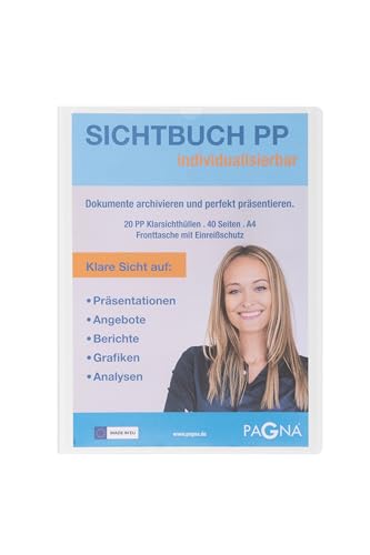 PAGNA 21011-02 Sichtbuch A4 PP Office mit Fronttasche weiß PAGNA 21011-02 Sichtbuch A4 PP Office mit Fronttasche weiß von Pagna