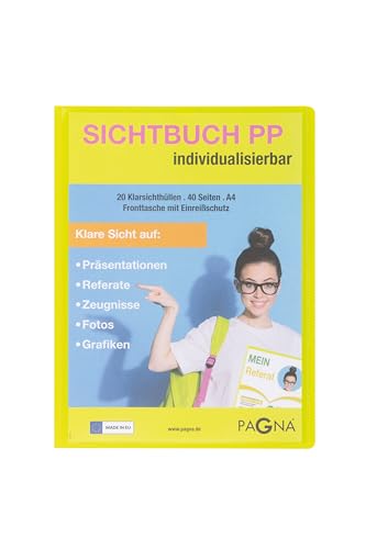 PAGNA 21013-17 Sichtbuch A4 PP School mit Fronttasche lindgrün PAGNA 21013-17 Sichtbuch A4 PP School mit Fronttasche lindgrün von Pagna