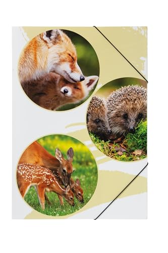 PAGNA 21719-15 Gummizugmappe A3 PP Native 3 Einschlagklappen von Pagna