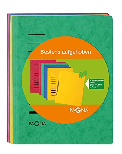 PAGNA 44028-00 Set Schnellhefter A4 sortiert, 8 Stück PAGNA 44028-00 Set Schnellhefter A4 sortiert, 8 Stück von Pagna