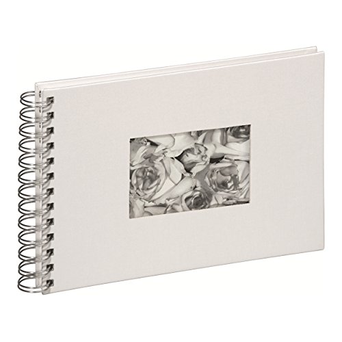 Pagna 12109-02 Spiralalbum 240 x 170 mm 40 Seiten, Leineneinband, weißer Fotokarton Farbe: weiß von Pagna