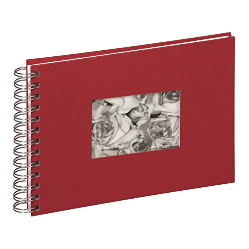 Pagna 12109-03 Spiralalbum 240 x 170 mm 40 Seiten, Leineneinband, weißer Fotokarton Farbe: rot von Pagna