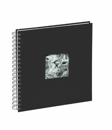 Pagna 12156-11 Passepartout-Spiralalbum 240 x 250 mm 50 Seiten, Leineneinband mit Passepartout Fotokarton weiß mit Pergamin, braun von Pagna
