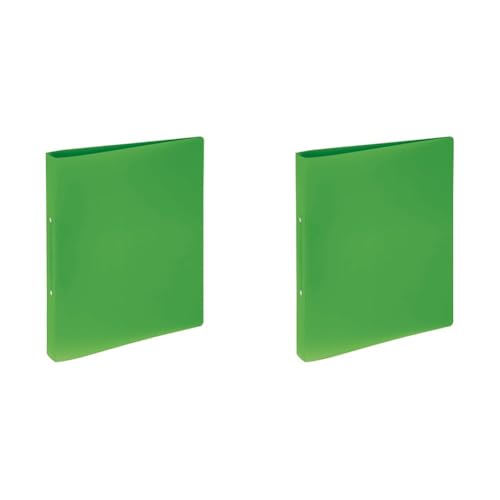 Pagna 20900-05 Ringbuch A4 PP 2-Ring-Mechanik, 25 mm, grün (Packung mit 2) von Pagna